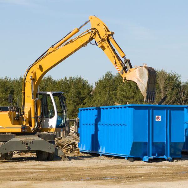 can i choose the location where the residential dumpster will be placed in Fort Monroe